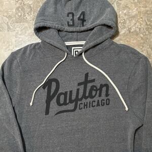 Roots of Fight Walter Payton Hoodie Mens 2XL Grey Football Chicago Bears